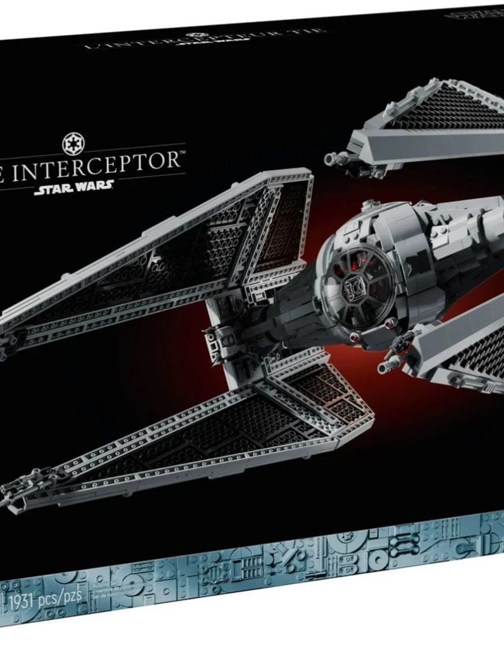 LEGO Star Wars TIE Interceptor - Black, Gray, Red